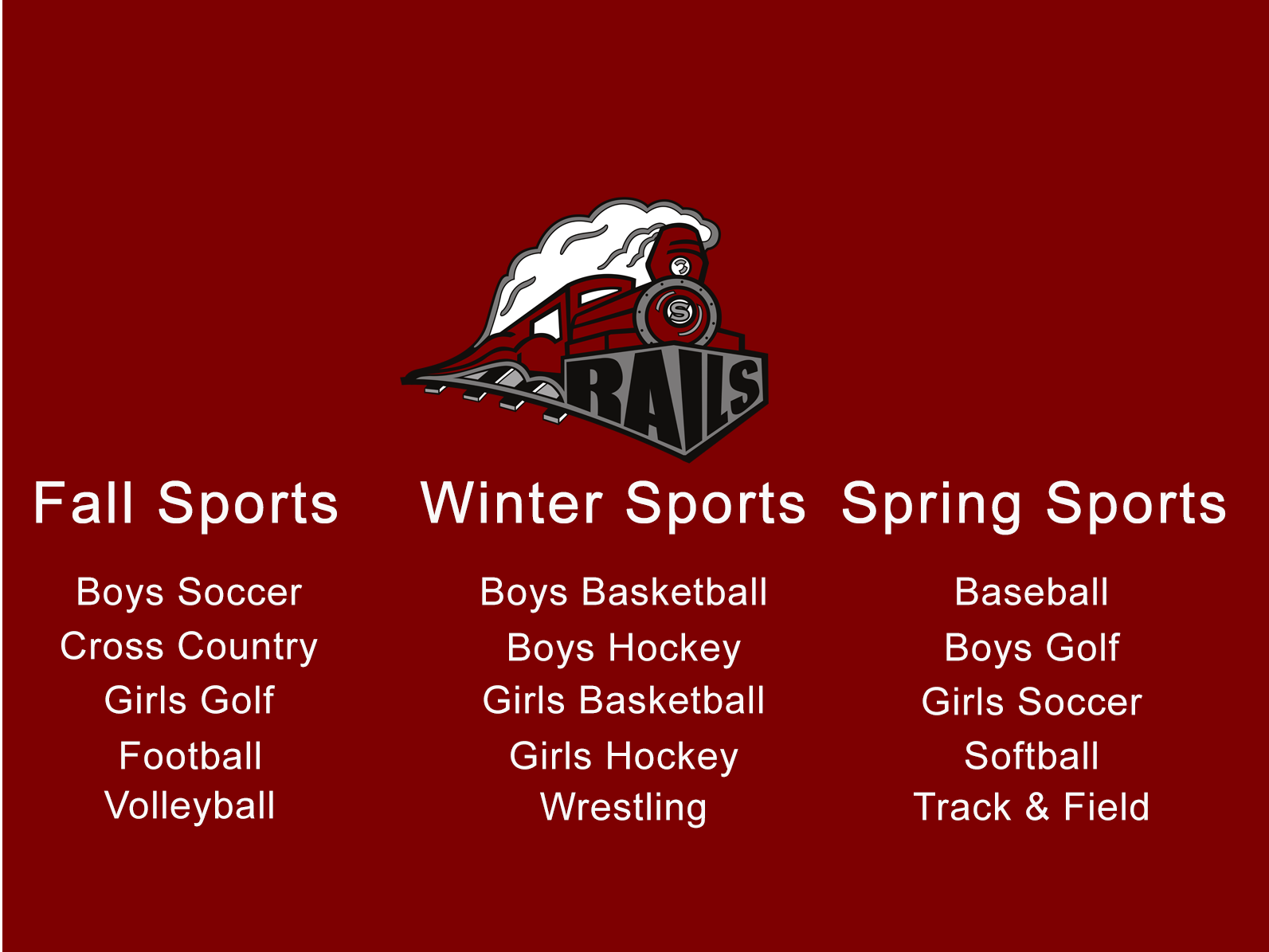 Sports offered at Spooner High School